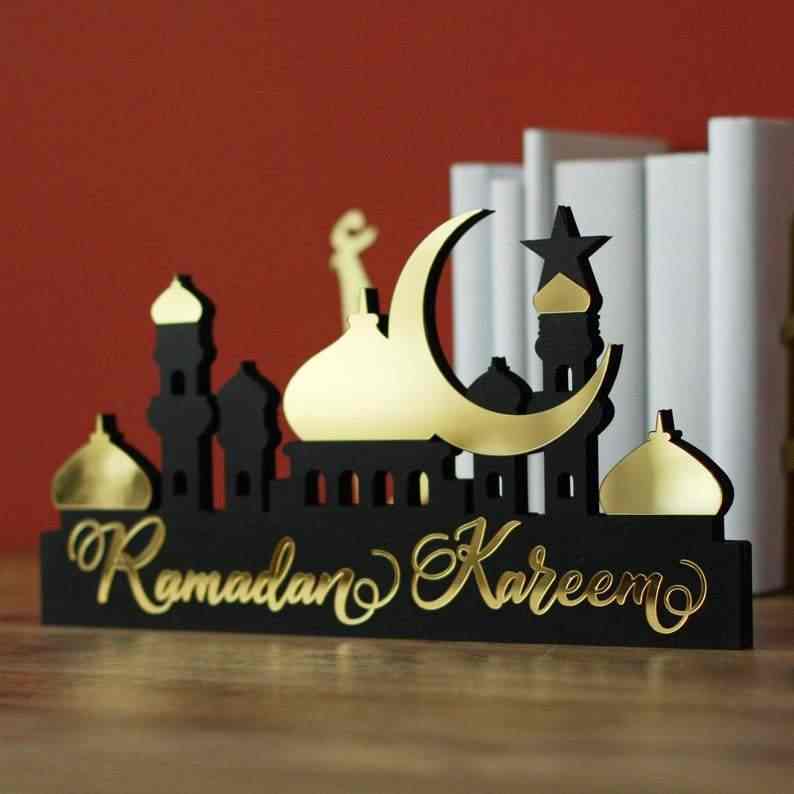 Ramadan-2024-Holz-und-Acryl-Tischplatte-Ramadan-Dekor