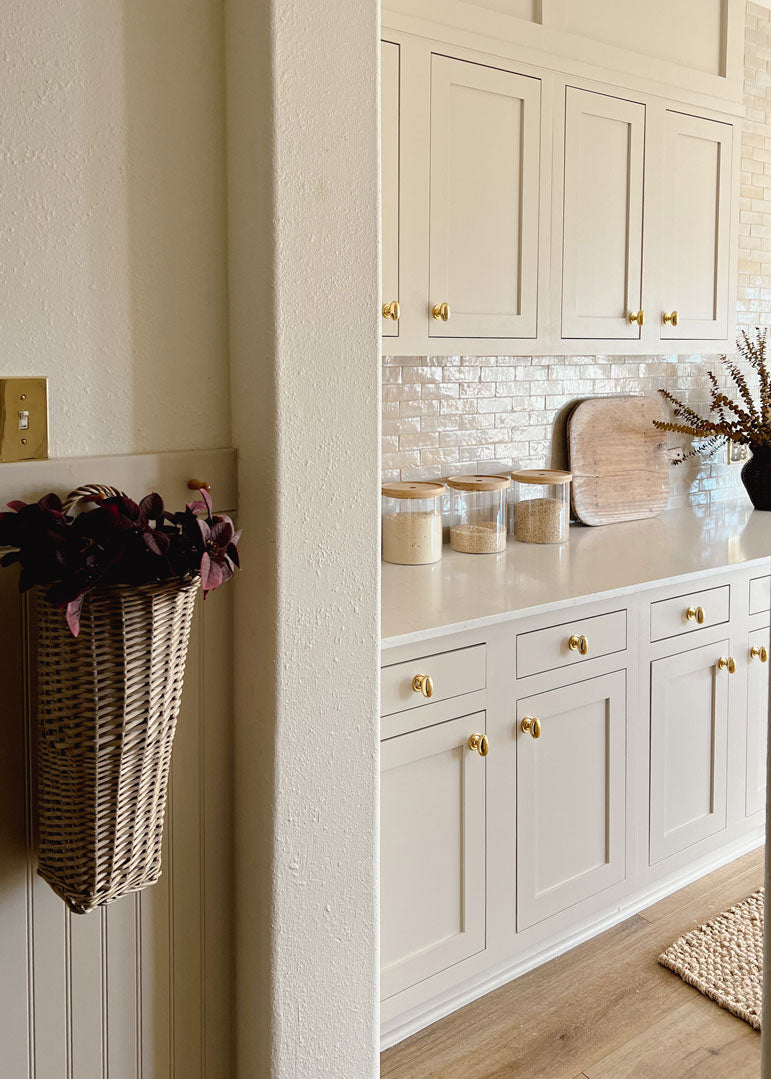 unlacquered brass cabinet hardware style meets home white kitchen nostalgic warehouse