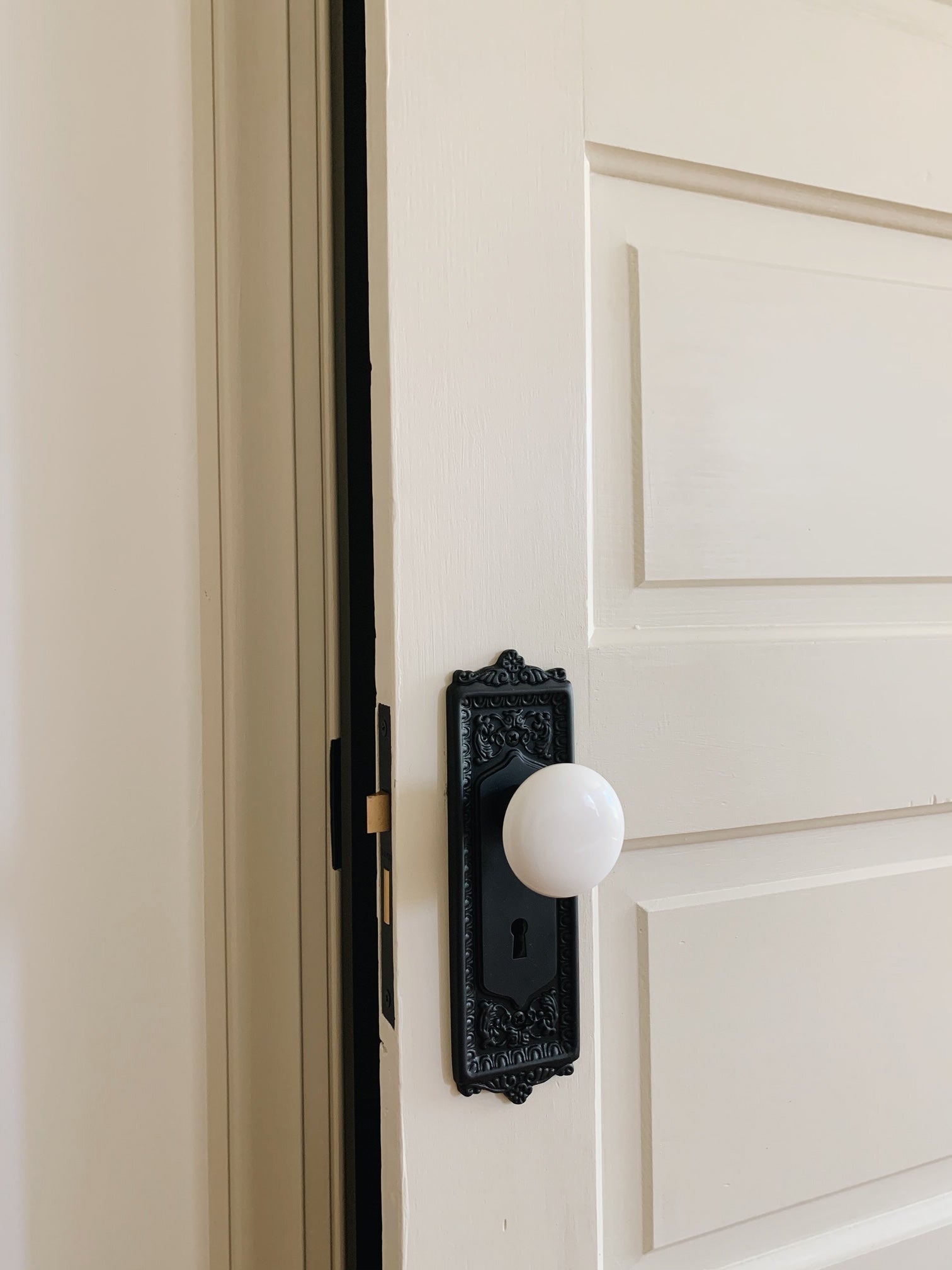 farmhouse door hardware egg and dart white porcelain knob