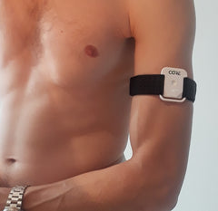 CORE can be comfortably worn on the upper arm - accuracy may be affected