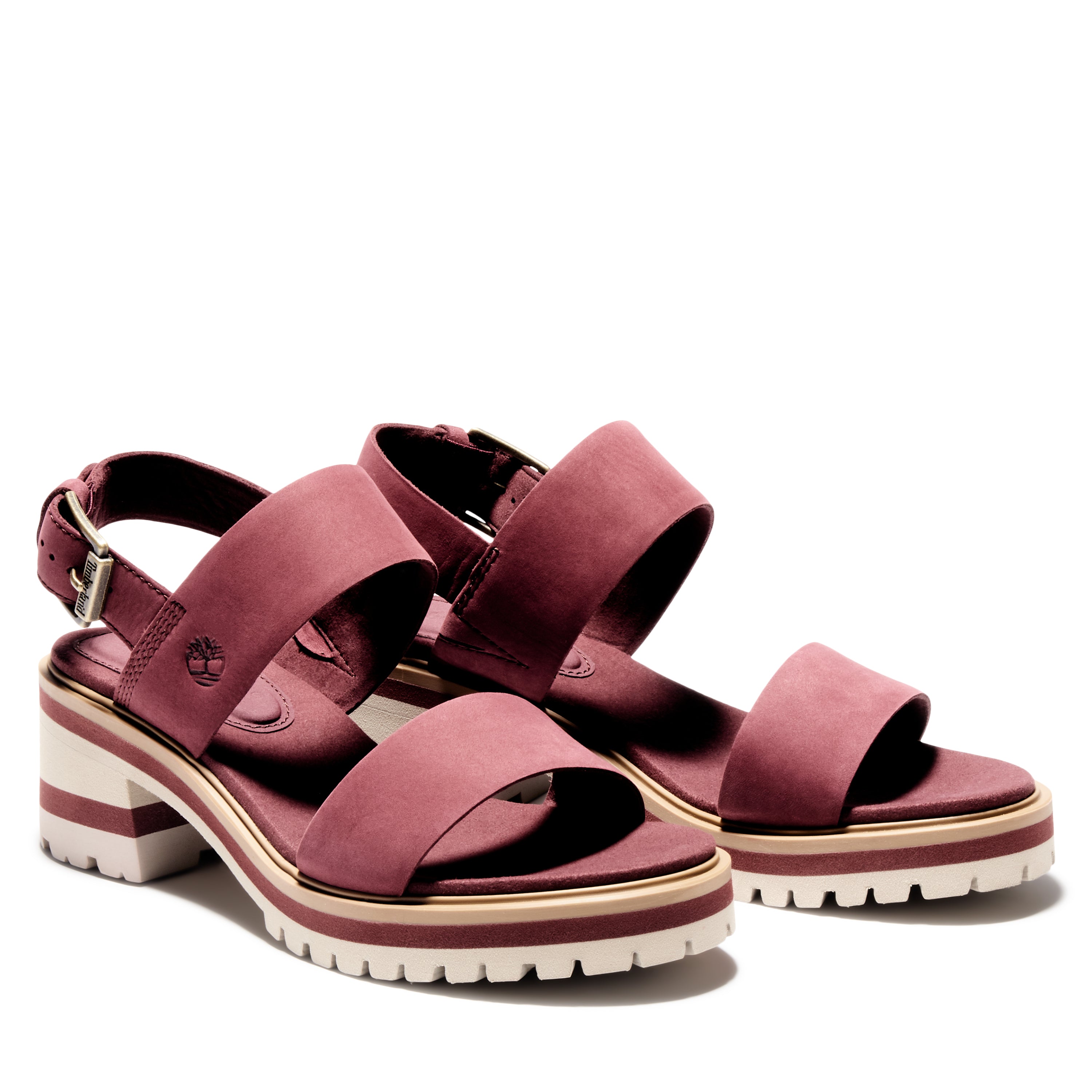 carrera montón césped Timberland Womens Violet Marsh 2 Band Sandals