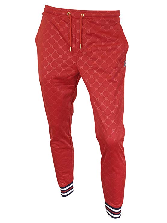 Fila Mens Track Pant, Chinese Red, M