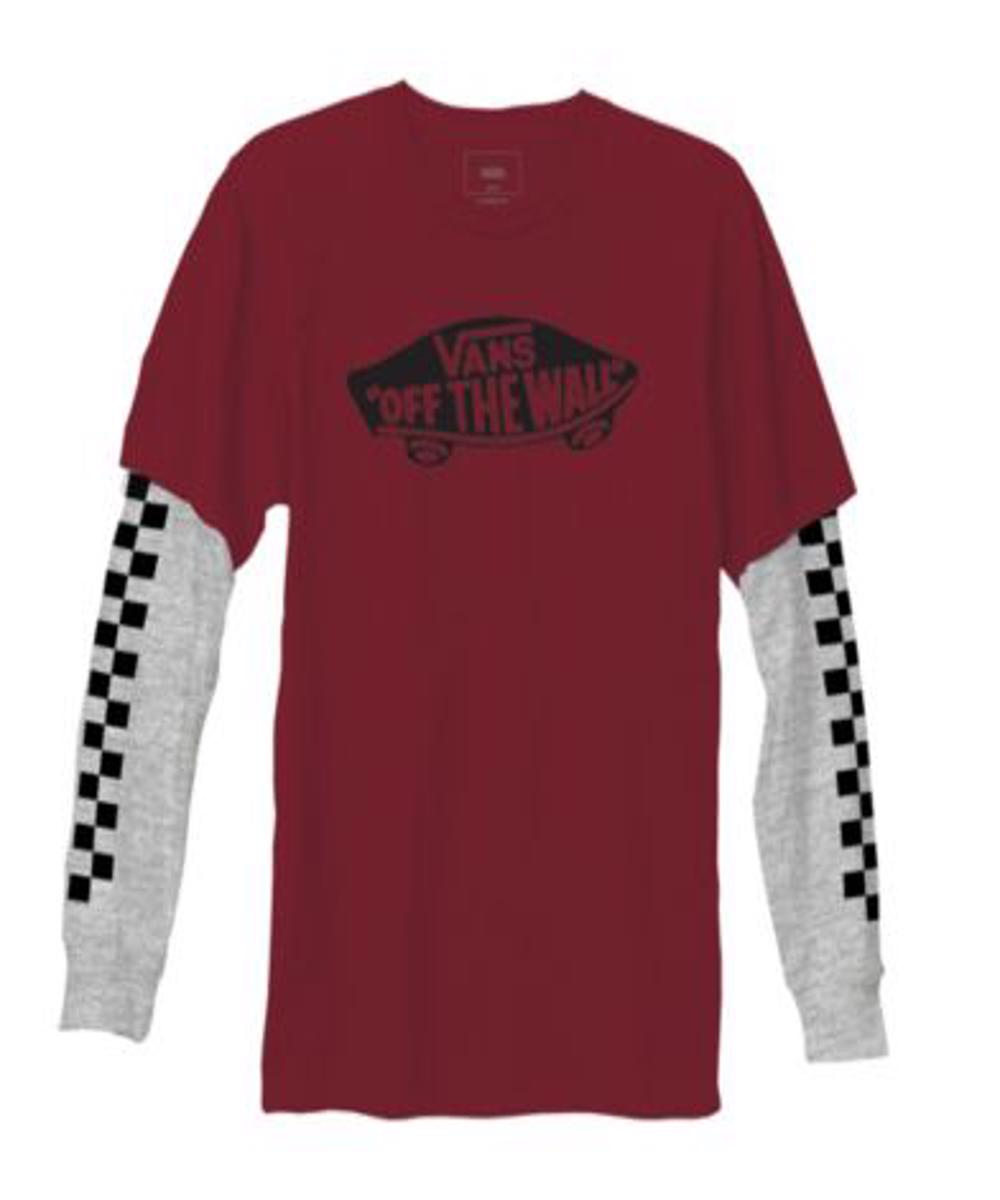 vans 3 quarter sleeve