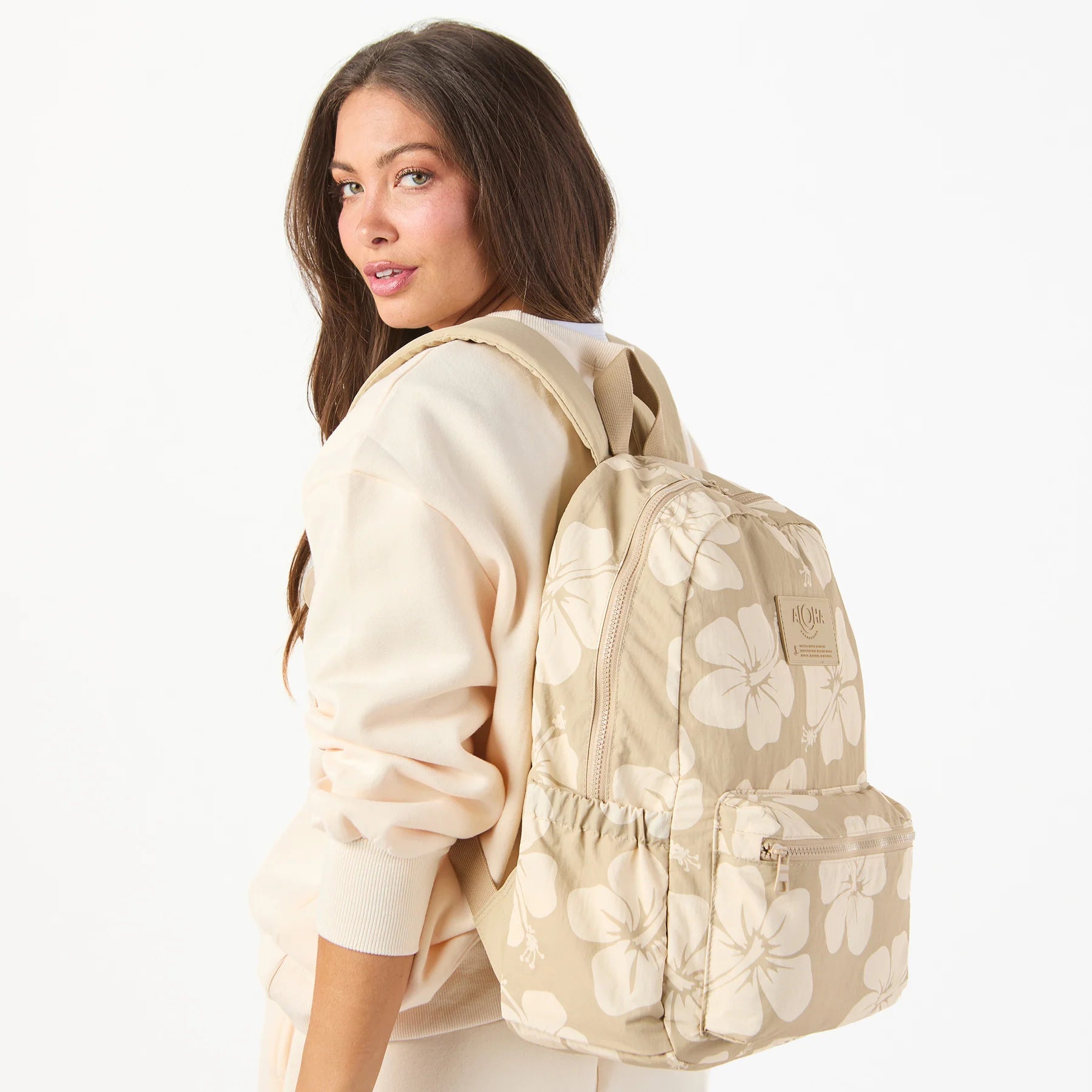 Aloha Hana Hou Keep It Light Backpack - Creme On Dune