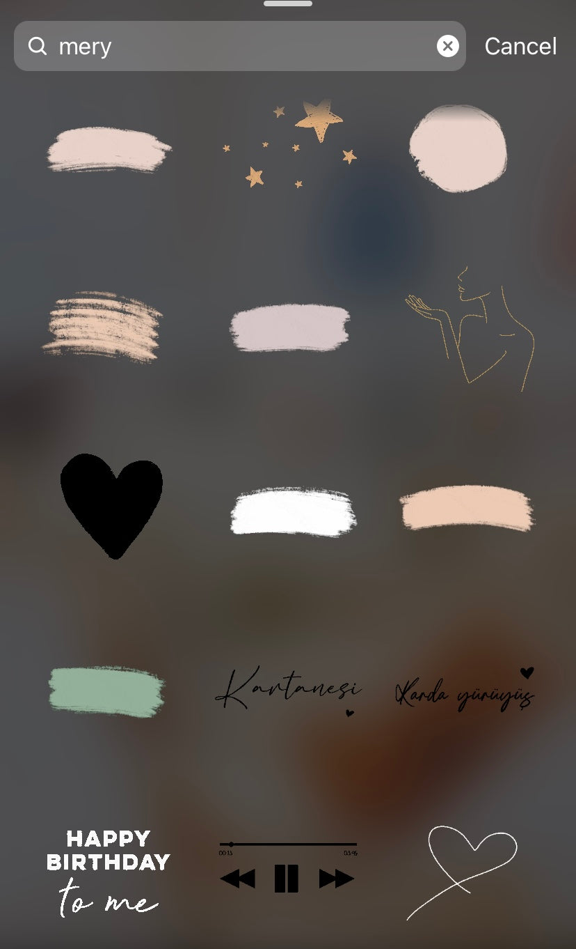 BOHO AESTHETIC STICKERS FOR INSTAGRAM STORIES