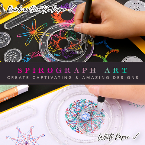 22pcs Spirograph Drawing Toys Set Interlocking Gears & Wheels Geometric  Ruler Drawing Accessories Creative Educational Kids Toy - Realistic Reborn  Dolls for Sale
