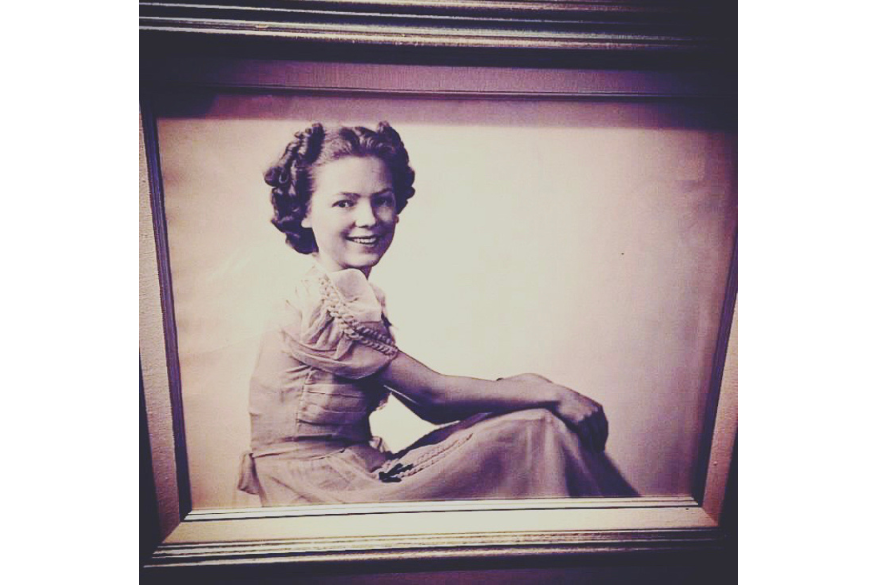 Abigail's grandmother during World War II, the reason behind the Blubird Naturals name.