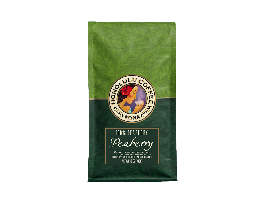 12oz bag of Peaberry Kona