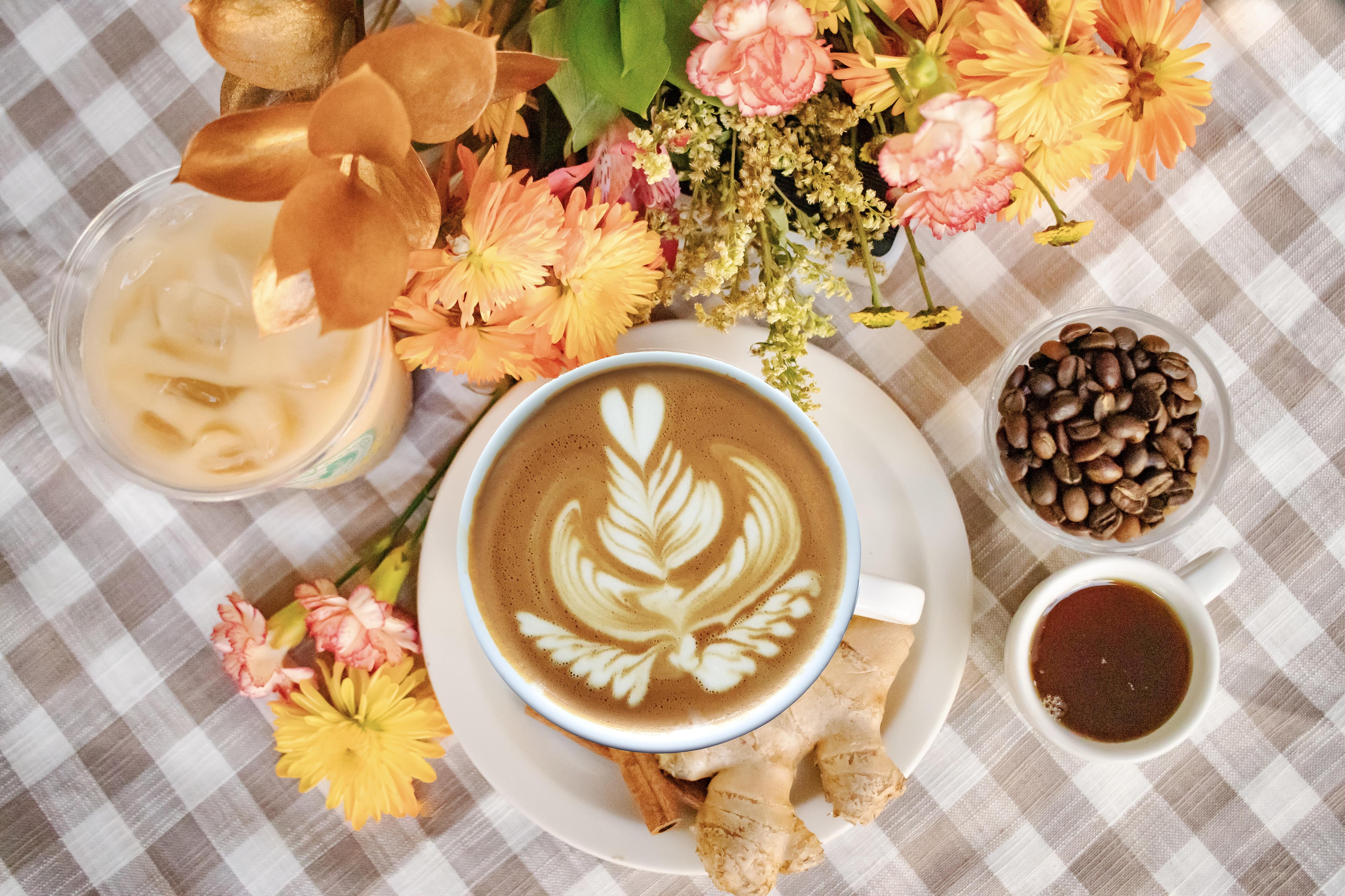 Fall seasonal drink - Candied Ginger Latte