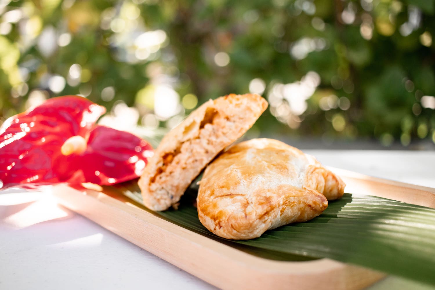 Honolulu Coffee seasonal menu item: Turkey Cheddar Handpie
