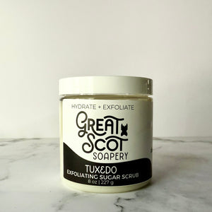Tuxedo Sugar Scrub - Greatscotsoapery