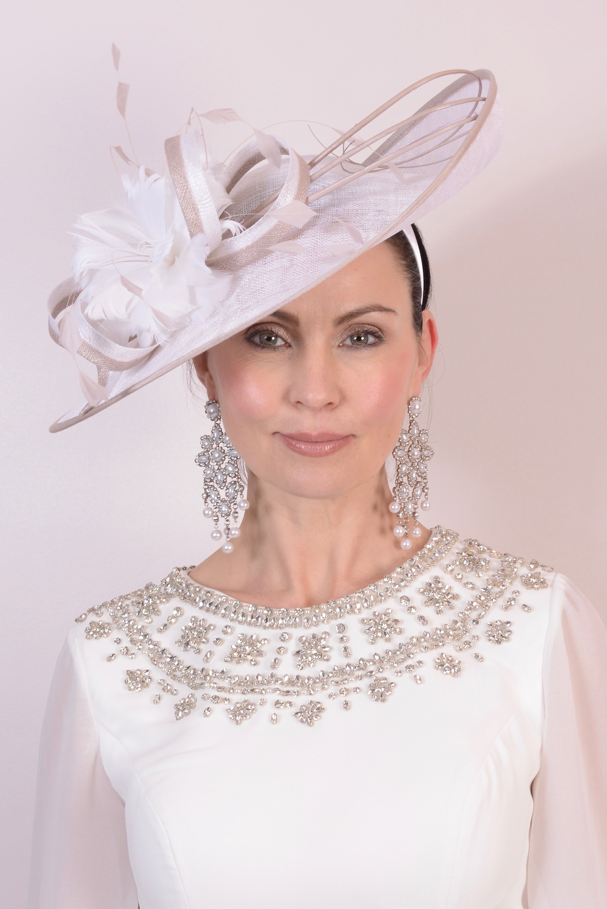 Ivory wedding sale hats for sale