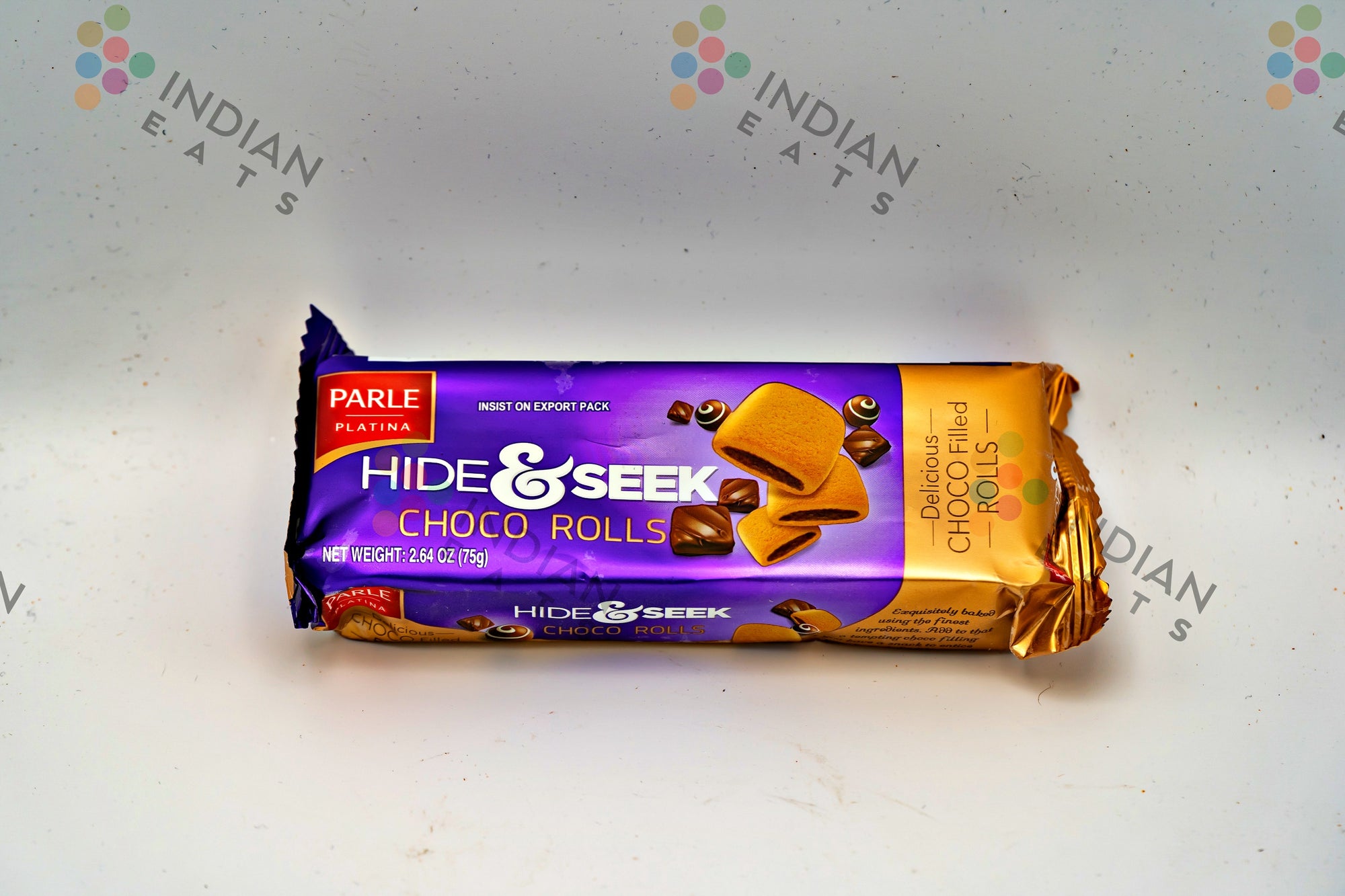 Parle Hide Seek Choco Rolls Cookies Indian Eats