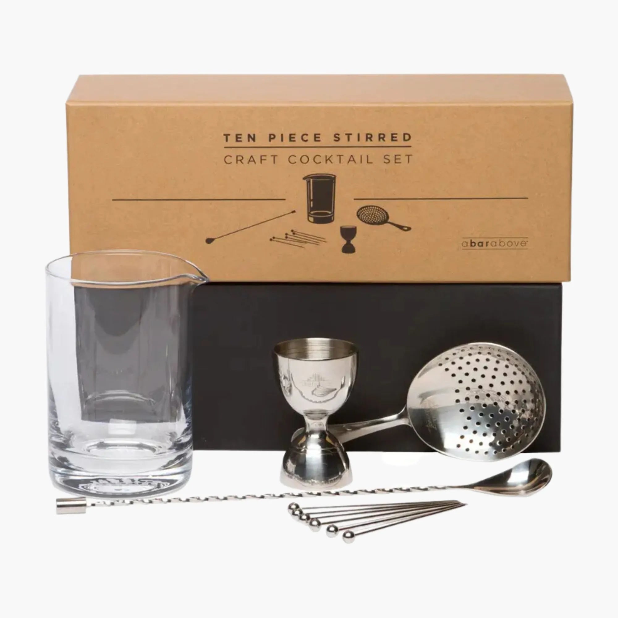 A Bar Above Stirred Cocktail Set - Stainless Steel