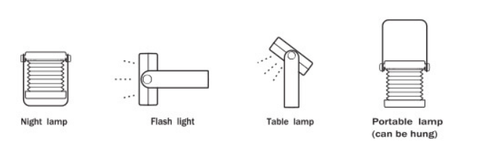 Portable Collapsible LED Dimmable Lantern Lamp