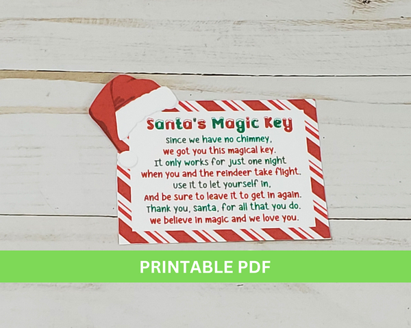 Santa's Magic Key Printable Poem – Cassie Smallwood