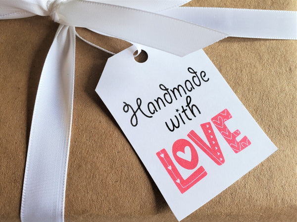 Printable Handmade With Love Gift Tags 2.75 x 2 – Cassie Smallwood