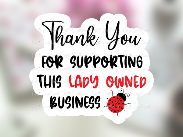 Printable Ladybug Thank You Stickers – Cassie Smallwood