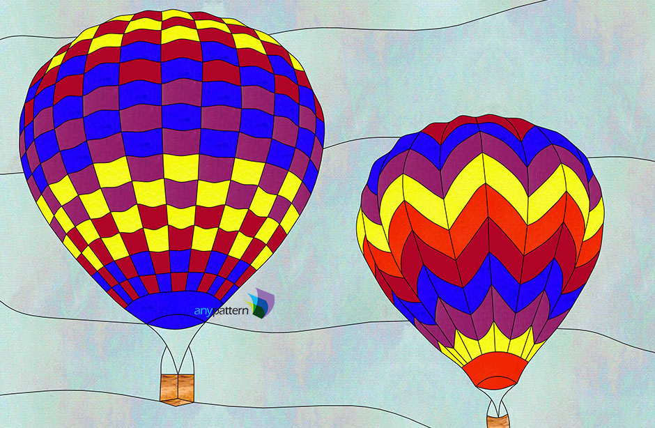 hot air balloon pattern