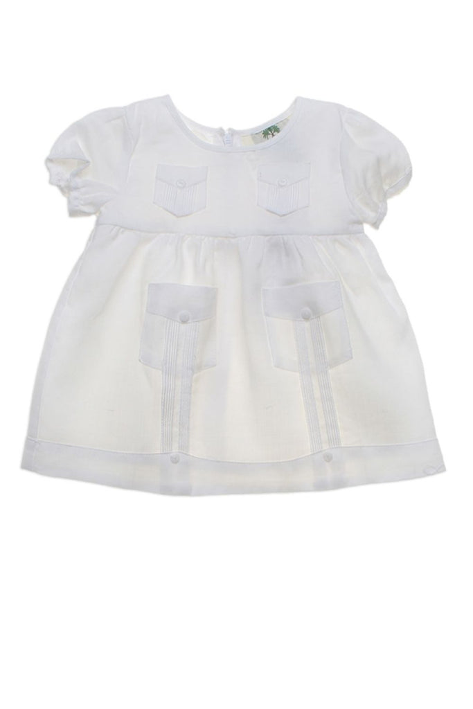 linen dress for baby girl