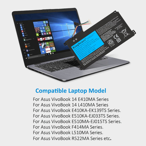 BATTERIE COMPATIBLE ASUS VivoBook14 E410KA E410MA E510M L410MA