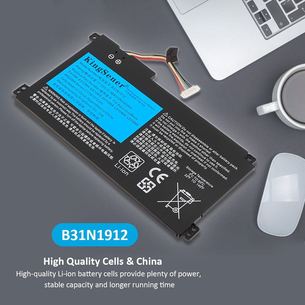 New Original B31n1912 Laptop Battery For Asus E410ma Vivobook E510ma  Vivobook 14 E410ma-ek026ts Series Notebook at Rs 7880.00, Laptop Battery