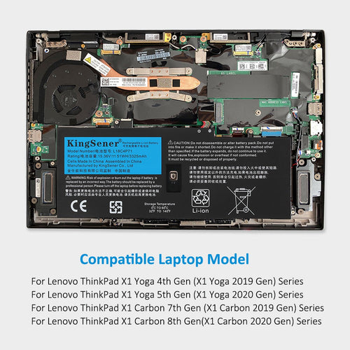 KingSener L18C4P71 51WH battery for lenovo thinkPad X1 Yoga