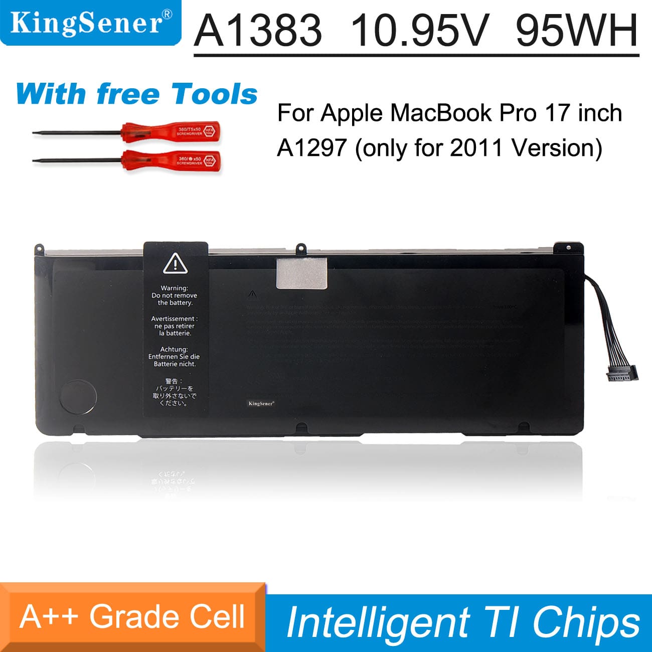 Batterie de Macbook Air A1466, 13 - A1496, Année mi-2011 2015
