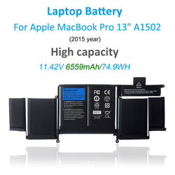 mid 2014 macbook pro 13 battery capacity mah