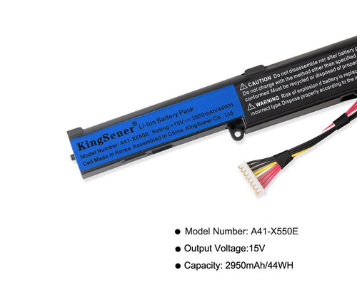 Laptop battery Asus A41-X550E - High Quality Cells & Korea