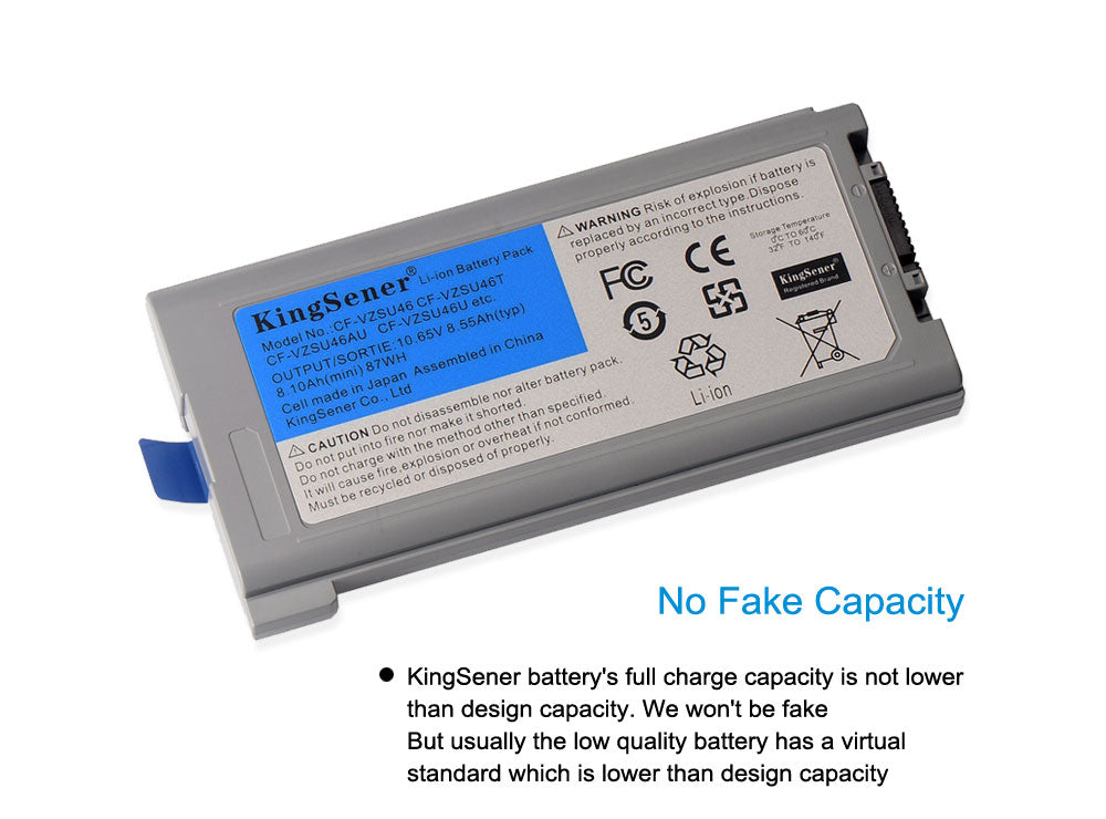 KingSener 10.65V 8550mAh Laptop Battery CF-VZSU46 For Panasonic Toughbook  CF-30 CF-31 CF-53 CF-VZSU46AU CF-VZSU46U