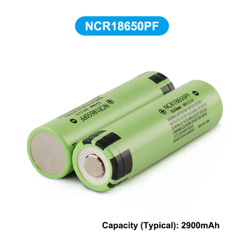 Batterie rechargeable 18650 3.6V 3600 mAh - OUT TAC