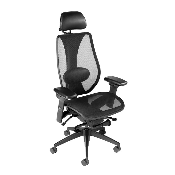 tCentric Hybrid Mesh Back with Headrest - Advanced Business Interiors Store