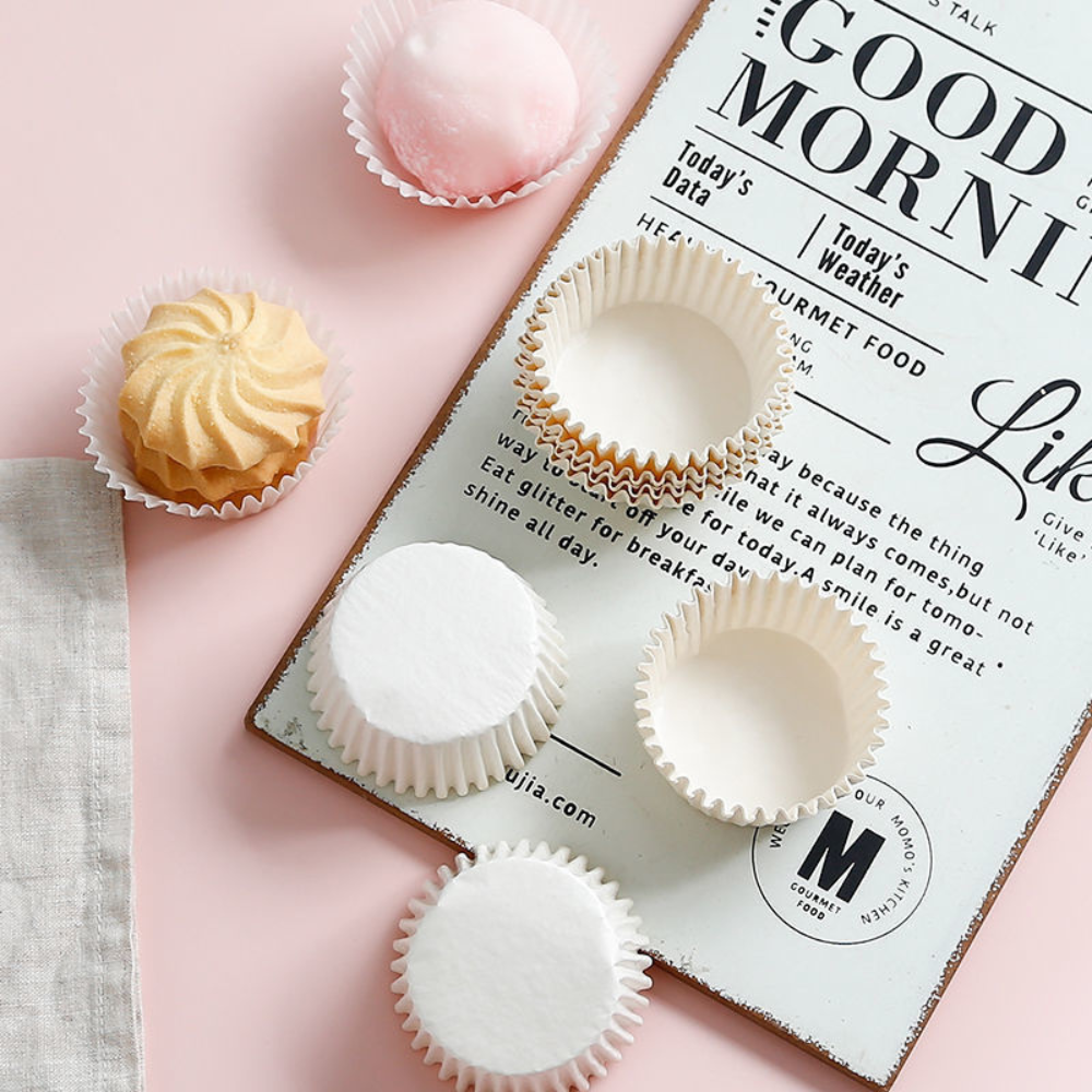 3.75" White Baking Paper Cup | Cupcake Liner | Muffin Baking Cup - Image 4