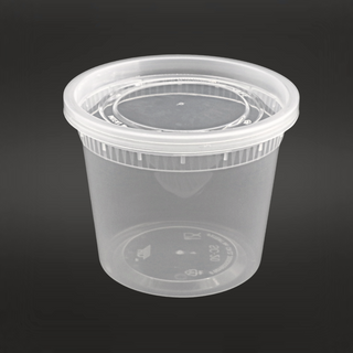 SafePro SC1-10, 10 Oz Clear PET Square Deli Containers, 500/CS