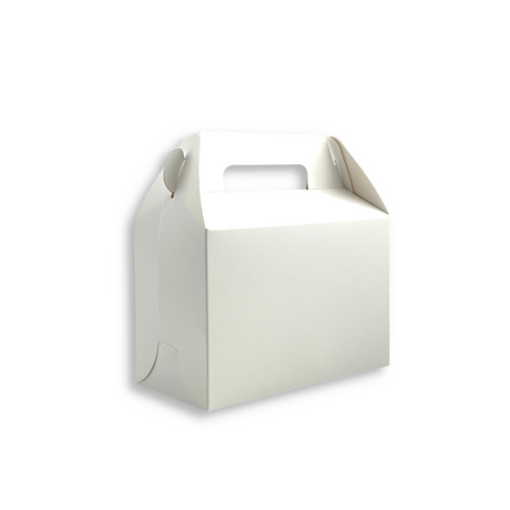 Cardboard Paper Cake Box With Handle, Size: 19.05X12.7X7.62 cm