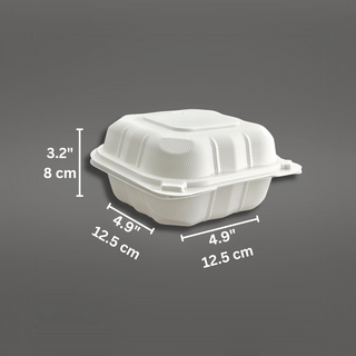 Solo® KHSB8A-2050 Flexstyle® White Food Container/Lid Combo - 8 oz