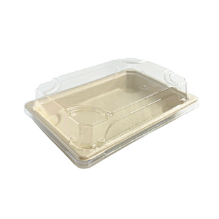 Eco-Products Sugarcane White Tray - 8.5 x 6 x 0.5 - EP-MP2S