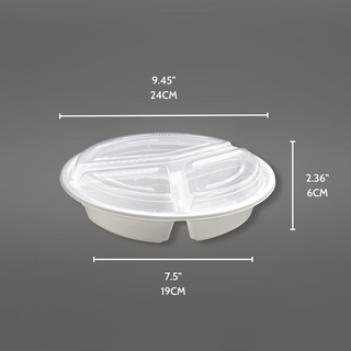 Buy Wholesale China Pp Microwavable Round Disposable Plastic Food
