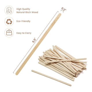 [4000 PACK] Wooden Coffee Stirrer Sticks 7.5 inch - Bio Degradable, Eco  Friendly Beverage Stirrers, Splinter Free Birch Wood - Disposable Drink  Stir