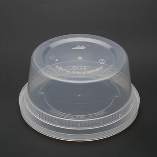 Tripak TD40008 Soup Container Combo 8 Oz, Clear, Injection Molded