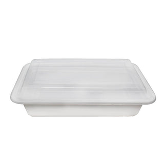 Freshware 28oz or 42 oz PP Plastic Microwavable Round Food Containers