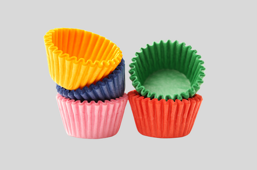 200pcs/set Colorful Flower Shaped Cupcake Liners, Christmas Baking Supplies Muffin  Paper Cups Heat Resistant Bread Cupcake Liners, Suitable For Wedding Party  Mini Dessert Paper Cup Base Holder