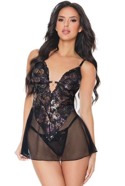 sheer sexy sleepwear nighty