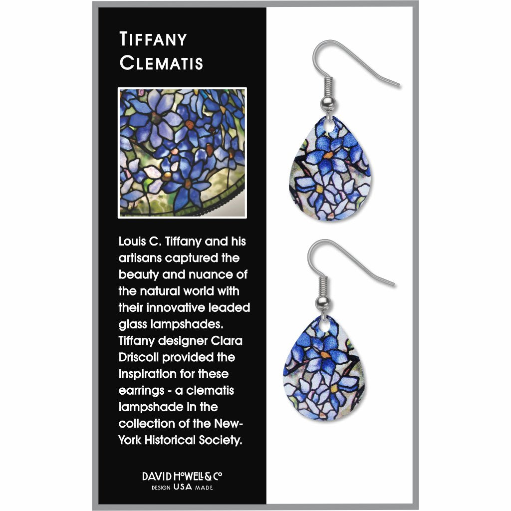 tiffany stained glass earrings