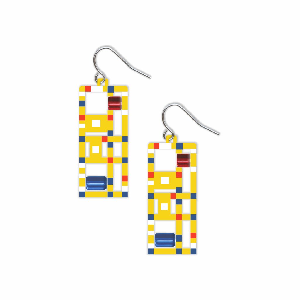 Mondrian Composition Earrings