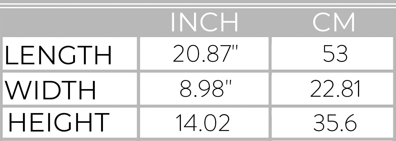 Bag Sizing at PARADIS SVP - paradissvp.com