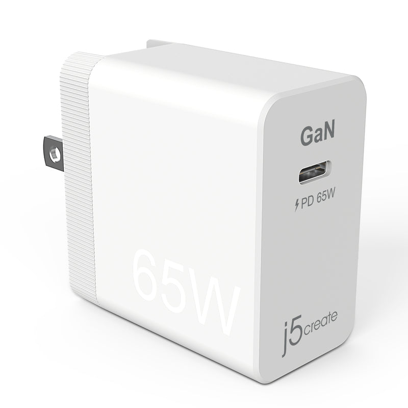 JUP1365 65W GaN USB-C <br>PD充電器（窒化ガリウム）