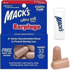 foam ear plugs - source google