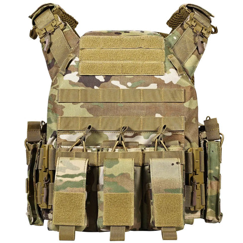 GLORYFIRE Tactical Vest Quick Release Camo